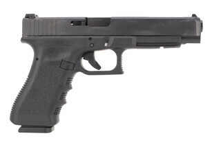 Glock 34 Gen 3 9mm Pistol features a 5.31 inch barrel